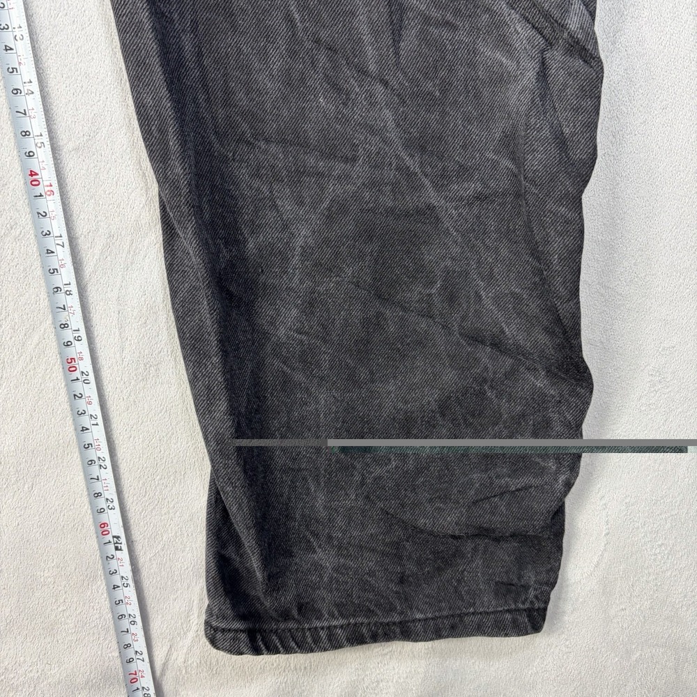 Vintage Rustler Jeans Men's Size 38x29 Black Faded Splattered Denim Straight - Picture 8 of 10
